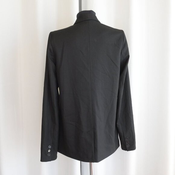 Frank and Oak The Transit Packable Black Blazer Sz S - Picture 5 of 9